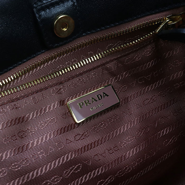 PRADA BN1601 Tote Bag Nylon black Women