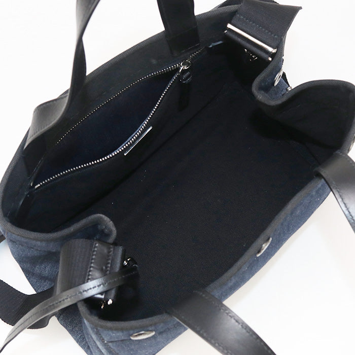 PRADA 1BG311 2BBV FOKF5 2WAY Tote Bag denim navy Women