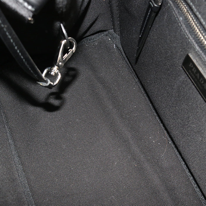 PRADA 1BG311 2BBV FOKF5 2WAY Tote Bag denim navy Women