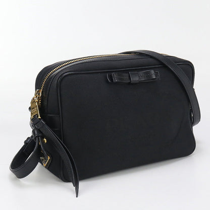 PRADA 1BH089 UCW F0002 Logo jacquard Diagonal Shoulder Bag black Women