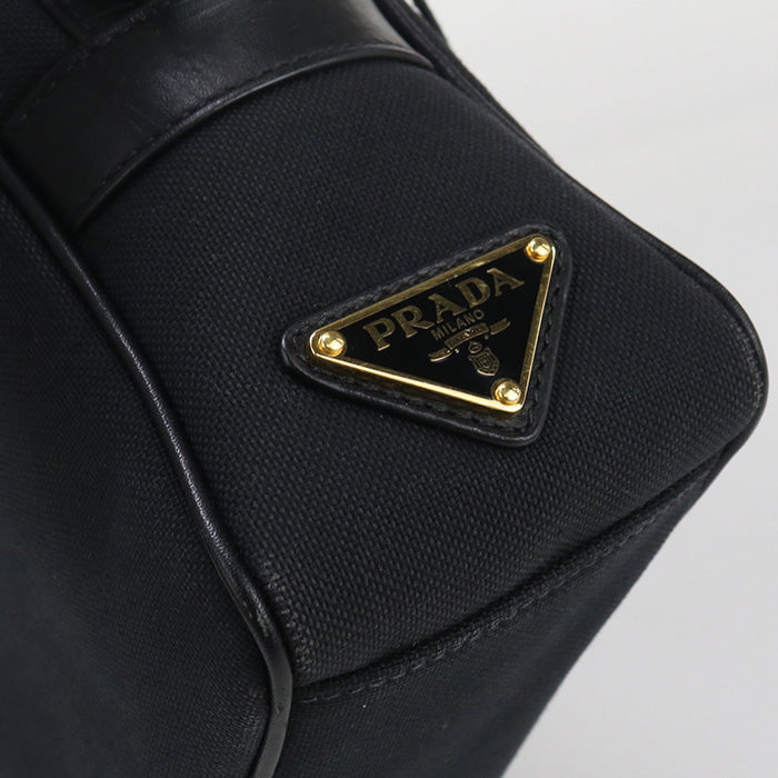PRADA 1BH089 UCW F0002 Logo jacquard Diagonal Shoulder Bag black Women
