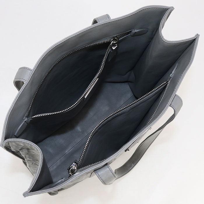 PRADA 1BG459 Tote Bag leather gray Women