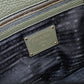 PRADA 1BG100 Tote Bag Embossed logo Shoulder bag leather Khaki Women(unisex)