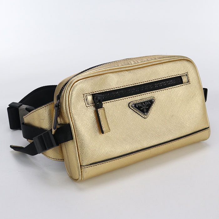 PRADA 2VL012 9Z2 F0W3L Belt bag leather gold Women