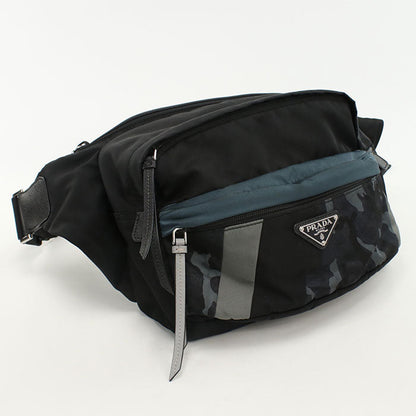 PRADA 2VH038 Belt bag body Nylon black mens