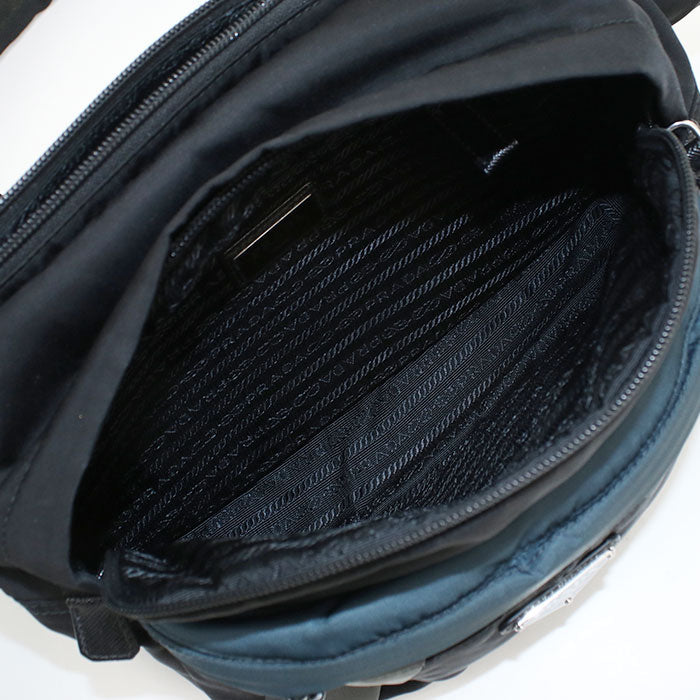 PRADA 2VH038 Belt bag body Nylon black mens
