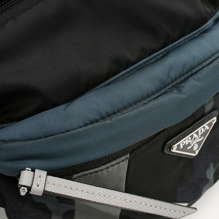 PRADA 2VH038 Belt bag body Nylon black mens