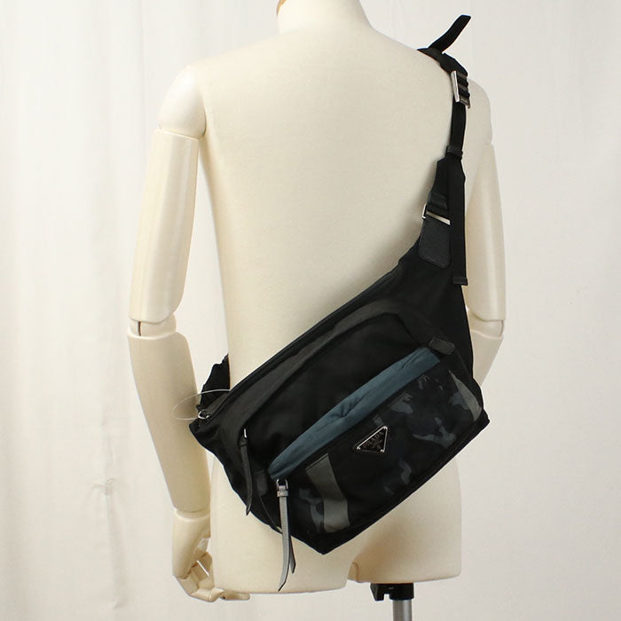 PRADA 2VH038 Belt bag body Nylon black mens