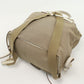 PRADA Backpack Logo jacquard Backpack canvas beige Women