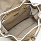 PRADA Backpack Logo jacquard Backpack canvas beige Women