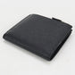 PRADA Saffiano Folded wallet leather black mens