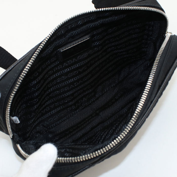 PRADA 2VL977 Belt bag body Nylon black mens