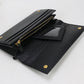 PRADA 1MH132 QHH F0002 Saffiano Triangle Wallet Purse folio leather black Women