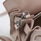SAINT LAURENT 464960 Soft Small Sac de Jules 2way hand Bag Calfskin pink Women