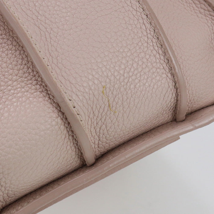 SAINT LAURENT 464960 Soft Small Sac de Jules 2way hand Bag Calfskin pink Women