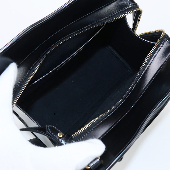 SAINT LAURENT 561203 2WAY Tote Bag shoulder bag Handbag leather black Women