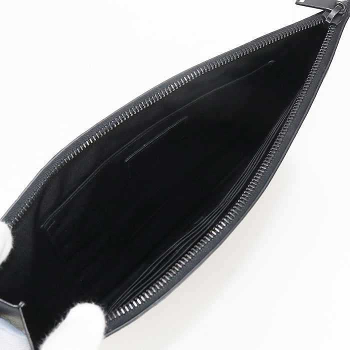 SAINT LAURENT SL84977 Clutch bag leather Black mens