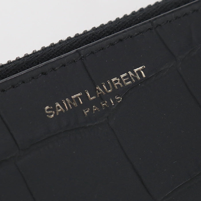 SAINT LAURENT SL84977 Clutch bag leather Black mens