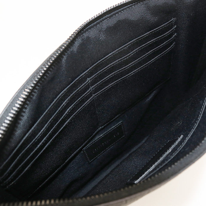 SAINT LAURENT SL84977 Clutch bag leather Black mens