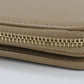 SAINT LAURENT 403964 Bi-fold wallet YSL line Zip wallet leather beige Women