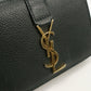 SAINT LAURENT SL85980 Compact zip wallet YSL line Folded wallet green Calfskin Women