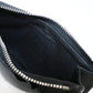 SAINT LAURENT SL86491 Fragment Zip Card Case Coin Pocket Calfskin Black unisex
