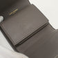 SAINT LAURENT SL86799 multifold wallet Cassandra Three fold wallet Calfskin gray Women