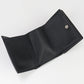 SAINT LAURENT SL87542 Petite wallet Three fold wallet Calfskin black unisex