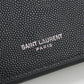 SAINT LAURENT SL87542 Petite wallet Three fold wallet Calfskin black unisex