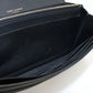 SAINT LAURENT 414567 Long wallet YSL line Large flap wallet leather black Women