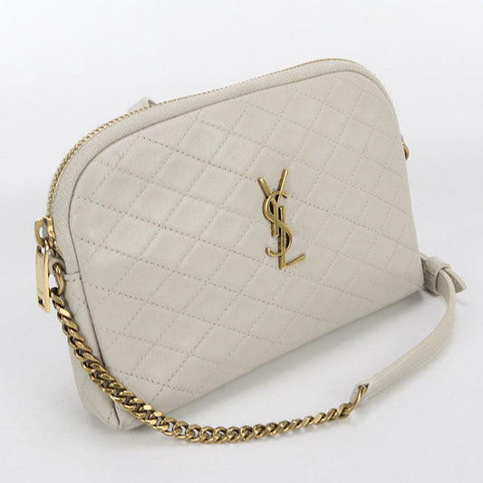 SAINT LAURENT 733667 1EL07 9207 Camera bag Gabby Diagonal leather ivory Women