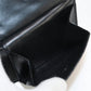 SAINT LAURENT 610193 East-West Wallet Tiny Cassandra Folded wallet black mens