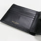 SAINT LAURENT 610193 East-West Wallet Tiny Cassandra Folded wallet black mens
