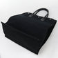 SAINT LAURENT 632539 Rive Gauche Tote Bag cotton black mens