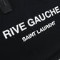 SAINT LAURENT 632539 Rive Gauche Tote Bag cotton black mens