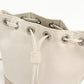 SAINT LAURENT 687276 Shoulder Bag Drawstring bag 2-way bucket bag canvas,leather white Women
