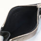 SAINT LAURENT 609362 Fragment Zip Card Case Coin Pocket leather black mens