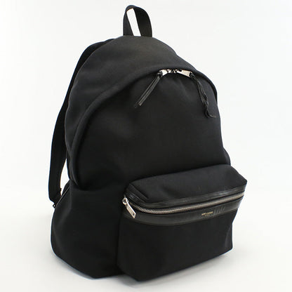 SAINT LAURENT 326865 Classic Hunter Backpack Backpack canvas black mens