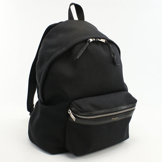 SAINT LAURENT 326865 Classic Hunter Backpack Backpack canvas black mens