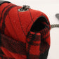 SAINT LAURENT 399289 Shoulder Bag Checked ChainShoulder Bag wool,leather Red Women