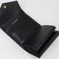 SAINT LAURENT 692061 Multifold Monogram Three fold wallet Calfskin black Women