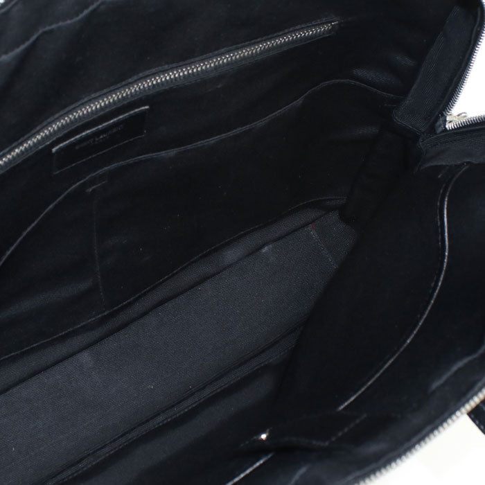 SAINT LAURENT 377865 Classic Museum 2WAY business bag/Briefcase leather black mens