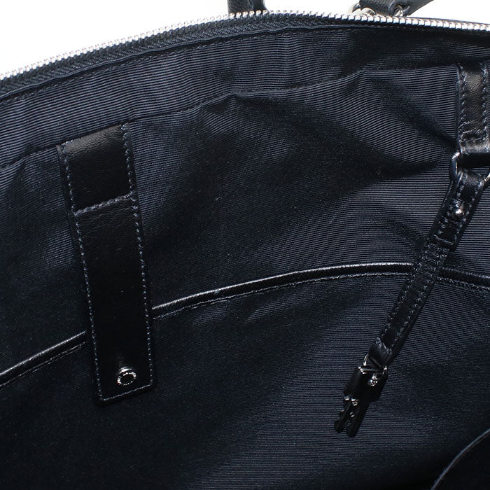 SAINT LAURENT 377865 Classic Museum 2WAY business bag/Briefcase leather black mens