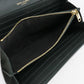 SAINT LAURENT 414567 Large flap wallet Purse folio leather green Women
