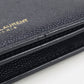SAINT LAURENT 361730 Card Case name card holder leather navy mens
