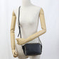 Valentino Rock studs Diagonal shoulder bag Calfskin black Women