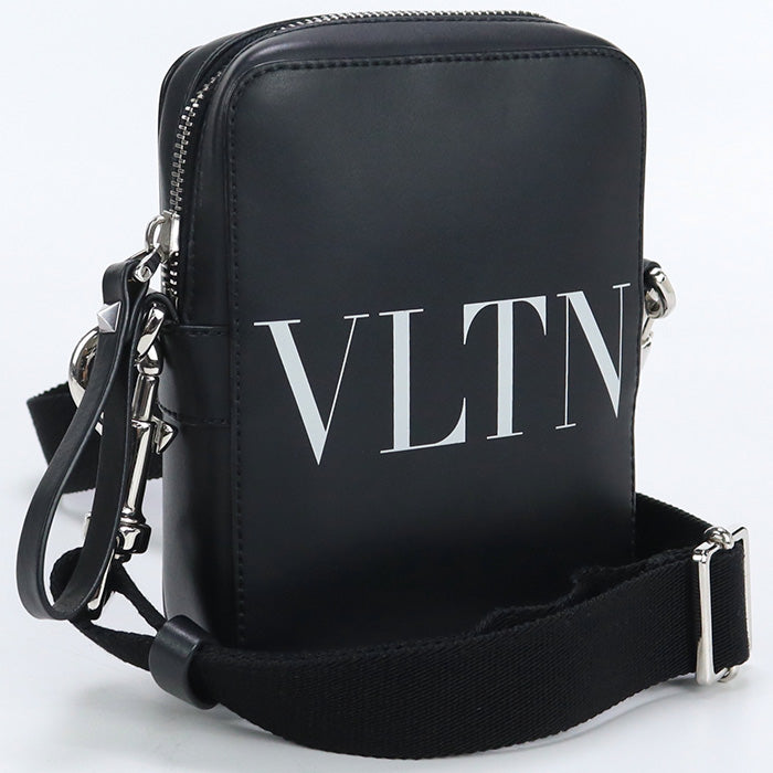 VALENTINO 5Y2B0943 WJW 0NI Small Shoulder Bag VLTN Diagonal leather black Women