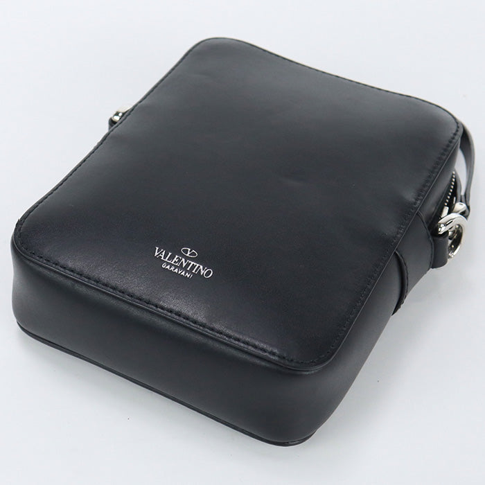 VALENTINO 5Y2B0943 WJW 0NI Small Shoulder Bag VLTN Diagonal leather black Women