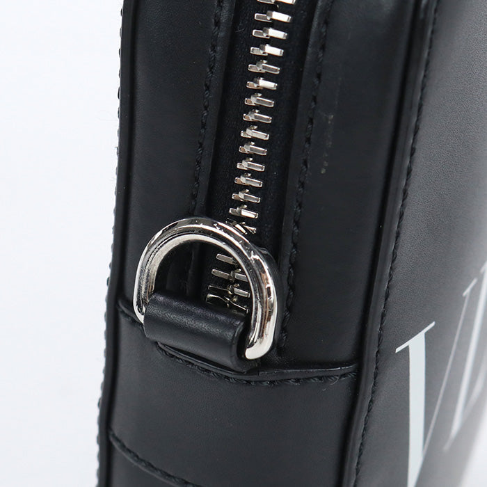VALENTINO 5Y2B0943 WJW 0NI Small Shoulder Bag VLTN Diagonal leather black Women