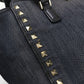 Valentino 2WAYTote Bag shoulder bag Rock studs denim black Women